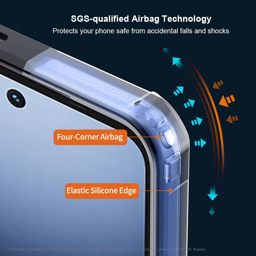 XUNDD For TECNO Spark 40 4G Case Dropproof TPU+Acrylic Clear Back Phone Cover