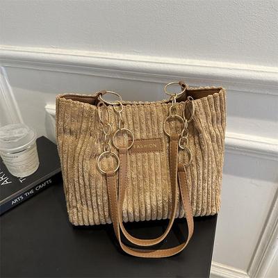 Sac fourre-tout élégant uni à bandoulière croisée asymétrique automne 2023 pour femmes