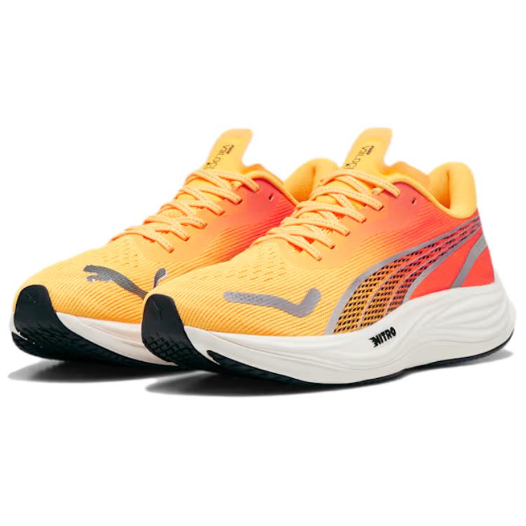 Puma Velocity Nitro 3 Men's Sun Stream Sunset Glow White Running Sneakers 310483-01
