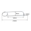 DRELD 10/5/1pcs Broche en Acier Forme Goupille de Sécurité Goupille à Ressort Fermoir de Blocage Rapide pour Attelage de Ferme Pelouse Jardin