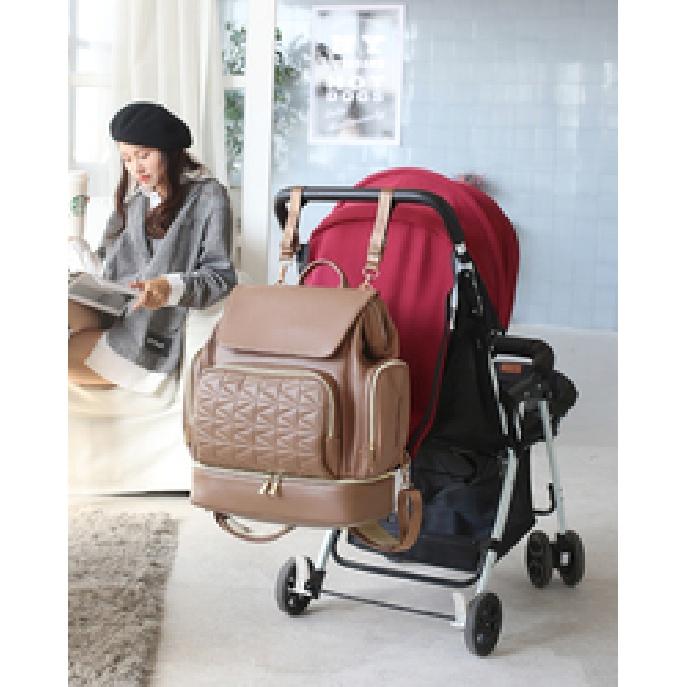 

Фабрика безпосередньо постачає сумки для підгузників, сумку для сповивання для тата й мами з низьким мінімальним замовленням, рюкзак для пелюшок великої місткості для дитини Medium(30-50cm) сіро-коричневий