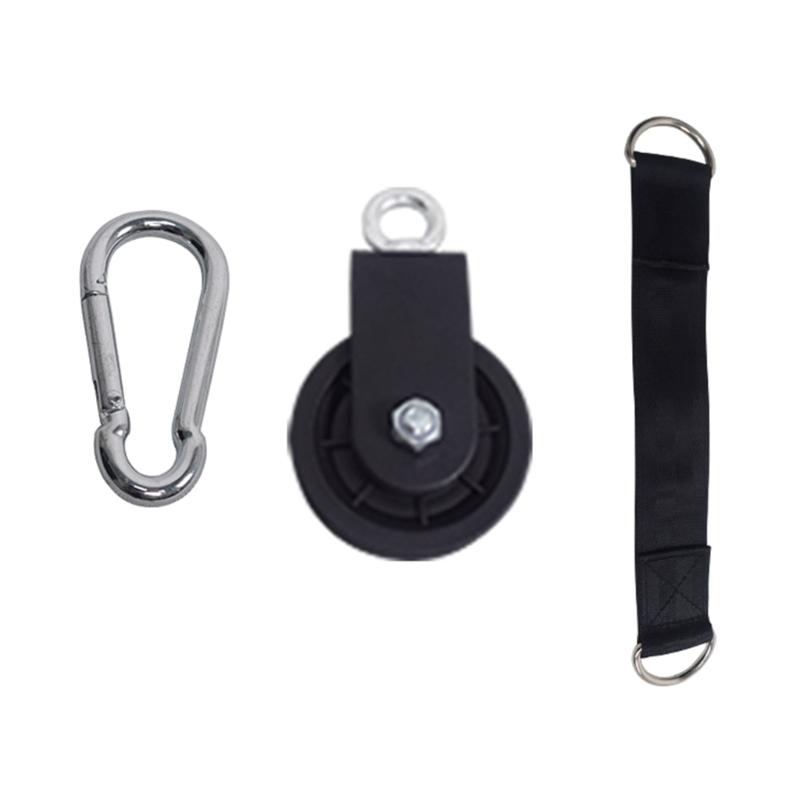 Fitness Pulley Wheel DIY Set Aluminum Alloys Cable Wheel Fitness Pulley Wheel Replacement for Gym Home Equipments Part