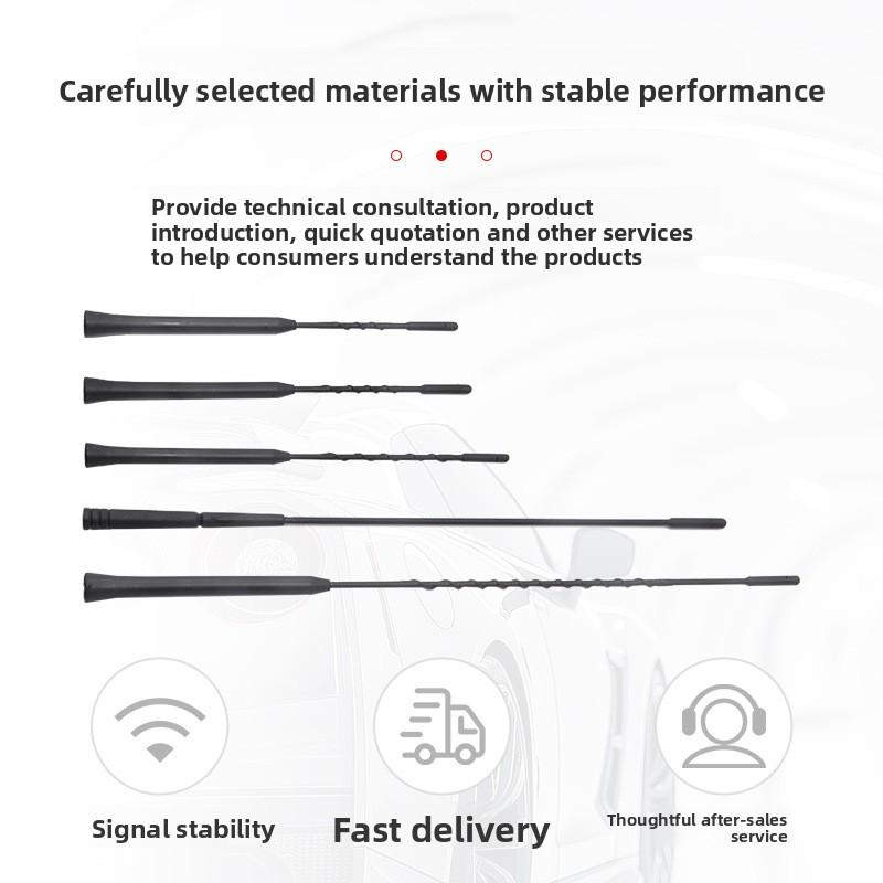Factory Direct Supply Universal Short Thick Car Radio Antenna Mast Various Sizes Model YJH-SF350 China
