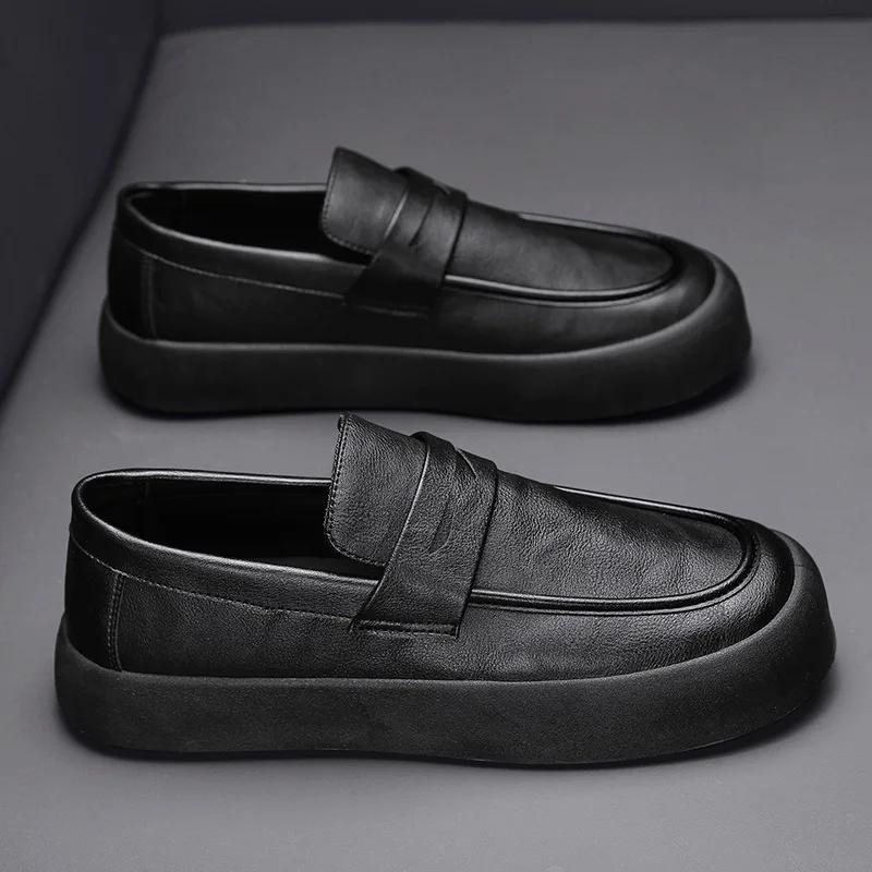 2025Loafers Shoes For Men Winter Plus velvet Comfy Male Footwear Moccasin Shoes Men Slip-on Men's Flats Men Casual Shoes