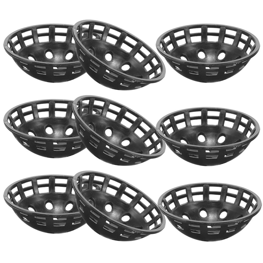 10Pcs Plant Pot Hole Mesh Pads Plastic Drainage Mesh Mats Breathable Soil Retention Pads for Flowerpots Planters Bonsais Garden