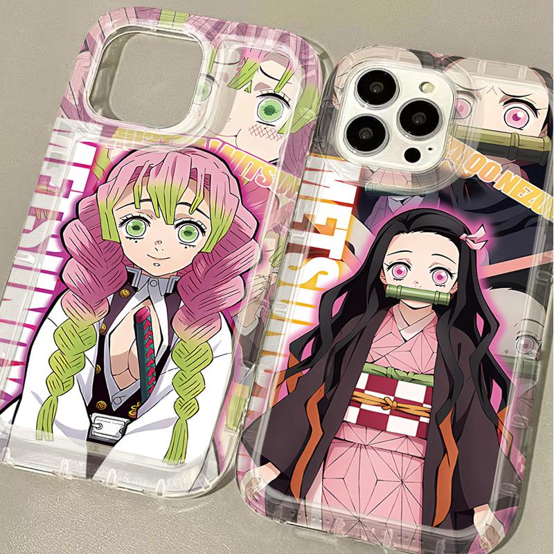 Etui do telefonu Anime Demon Slayer Przezroczyste Miękkie Etui na Telefon Samsung Galaxy S25 S24 Ultra S23 S22 Plus S21 S20 FE A15 A35 A55 A54 5G Pokrowiec