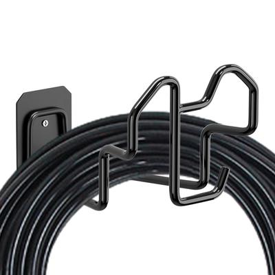 50kg Garden Hose Hanger Wall-Mounted Hose Rack Hose Wall Mount For Outside Wall Load-Bearing Garage Hook For Shop Patio Yard
