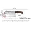 Forged Kitchen Knives Cleaver Meat Chinese Knife Stainless Steel Butcher Knife Wood Handle Chef Knives Chopping Vegetables Meat