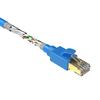 Sanwa Supply CAT8 LAN Cable (5m) 40Gbps/2000MHz RJ45 with Anti-Slip Tabs, Blue, KB-T8-05BL