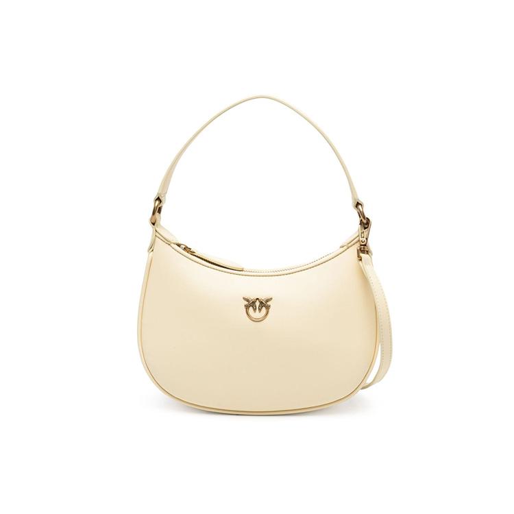 

Новая сумка-полумесяц PINKO серии Half Moon из коровьей кожи, сумка через плечо, сумка-тоут, средняя женская, желтая 101523-A0F1-C08Q 30.0*6.1*24.9CM