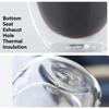 250-450ml Doppelwandiges Glas Tasse Runde Form Einfarbig Bier Milch Kaffee Hitzebeständig Wasserbecher Transparente Tasse Glasbecher