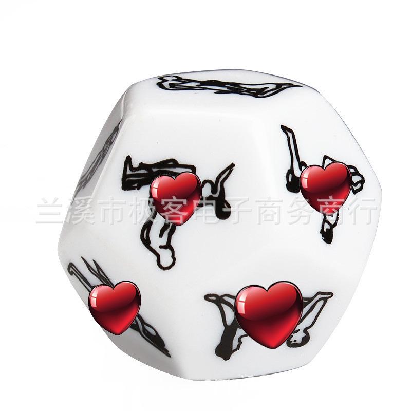 Dodecahedral Love Dice: Adult Erotic Game for Couples