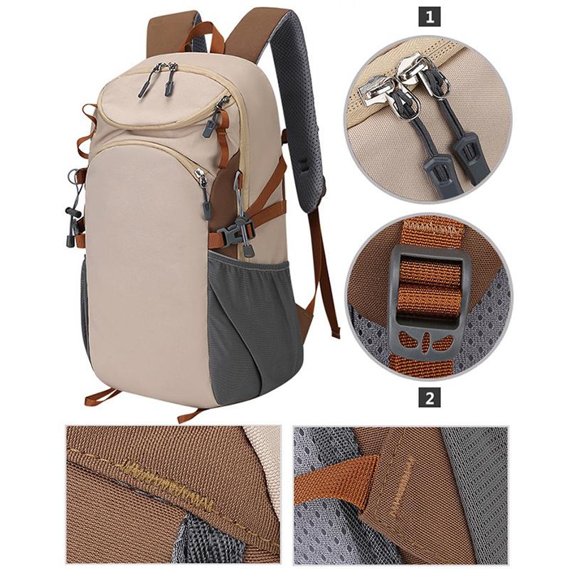 Outdoor Climbing Backpack Large Storage Travel Communting Shopping Camping Bag Short Distance College Laptop Portable Schoolbag