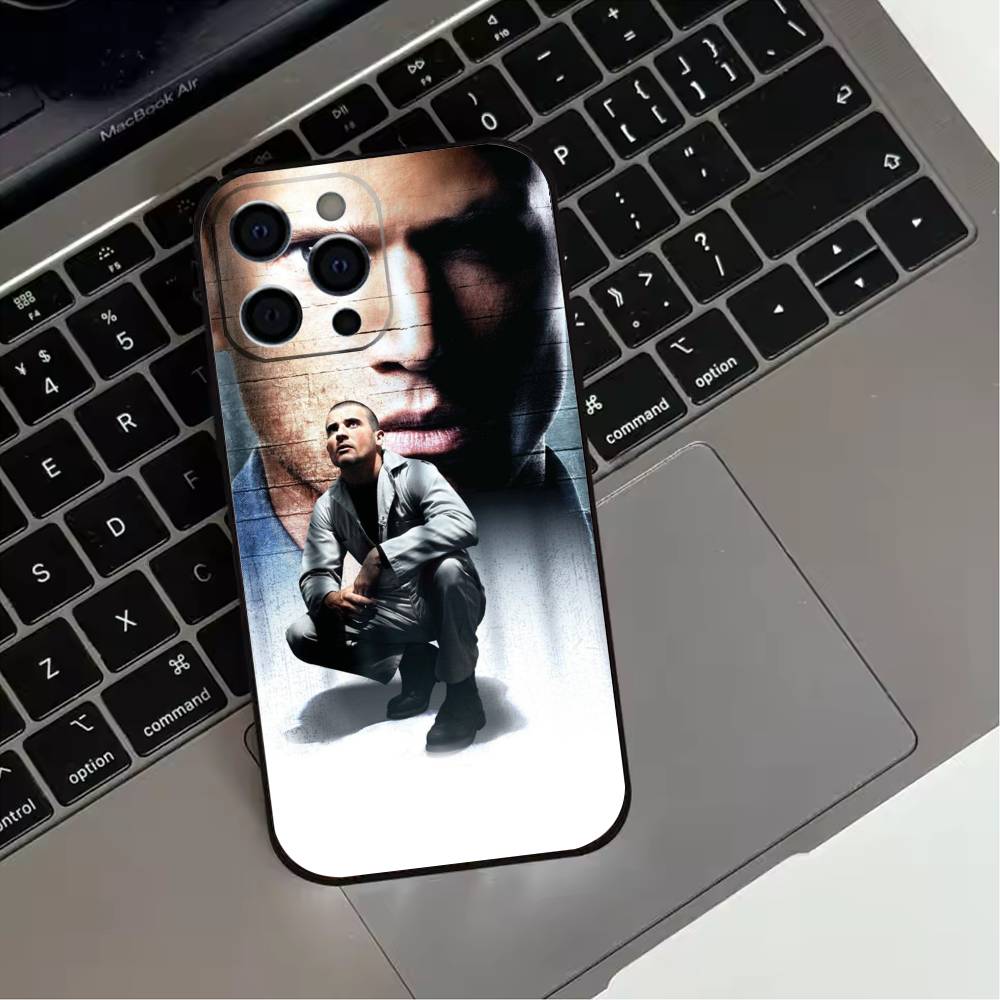 Movie P-Prison B-Break  Phone Case For iPhone 17,16,15,14,13,12,11 Plus,Pro Max,XS,Soft Silicone Black Cover