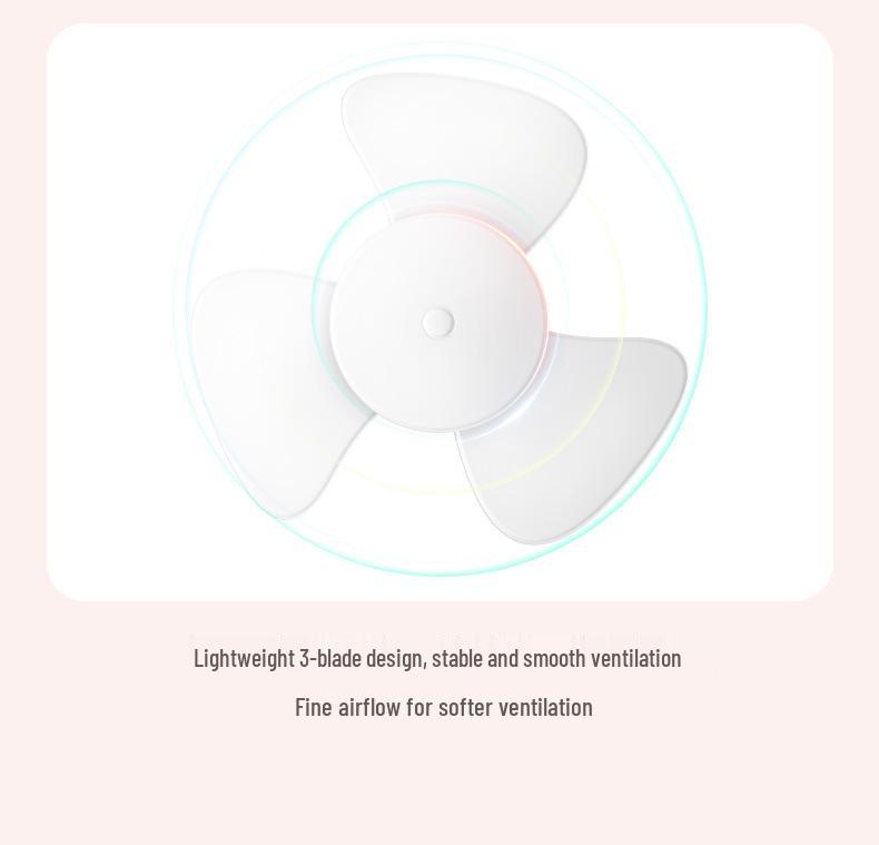 Portable USB Rechargeable Silent Mini Fan