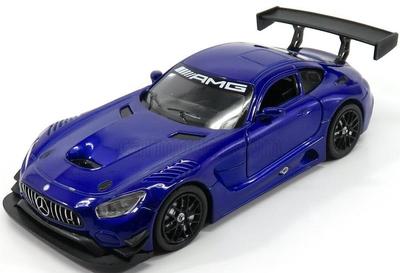 MOTORMAX AMG GT3 2016 Scale Diecast Model Car Mercedes-Benz GT-S (Metallic Blue) 1/24