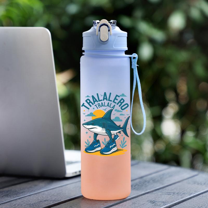 Tuang Tuang Tuang Printed 750Ml Water Bottle Anime Cartoon Large Capacity Drinking Cup Portable Outdoor Sports Water Cup Children Gift