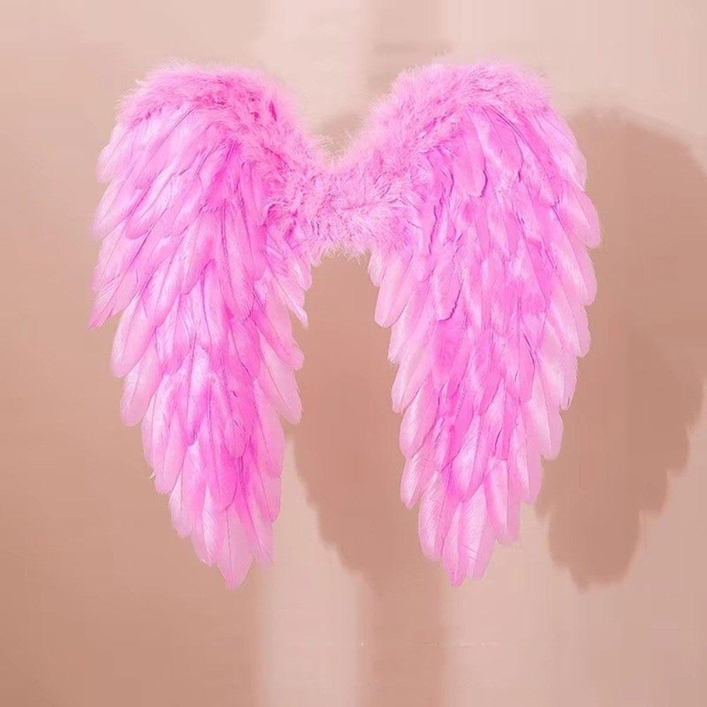 Solid Color Devil Feather Wing Photo Props Halloween Wing Bachelorette Party Accessories