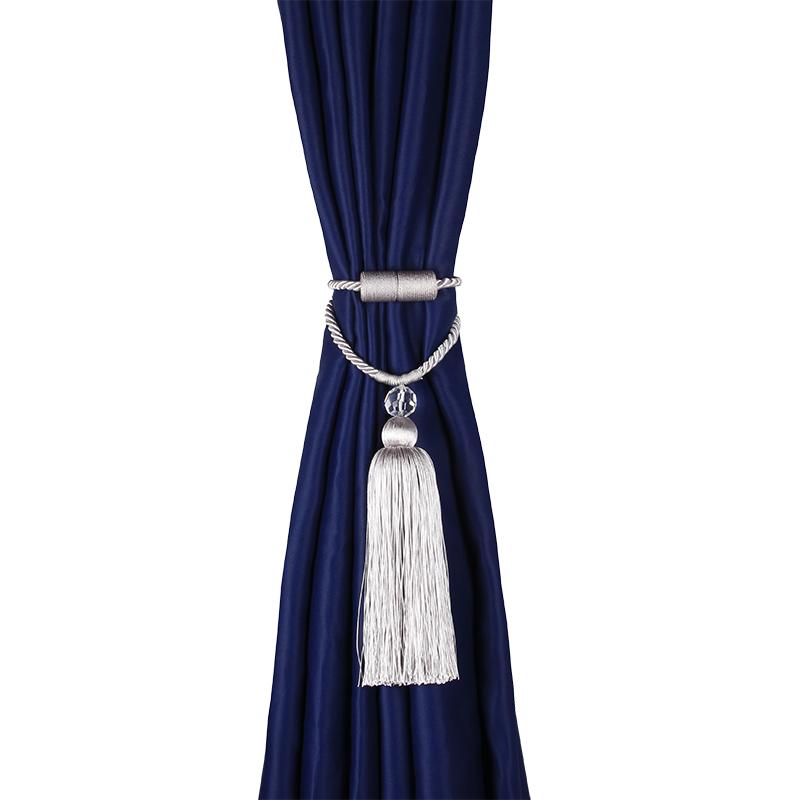 

BEL AVENIR 1 шт., подхват для штор с кисточками, подвесной шар, золотой домашний декор, подхват, магнитная пряжка, веревка, аксессуары для штор 1PC серебряный