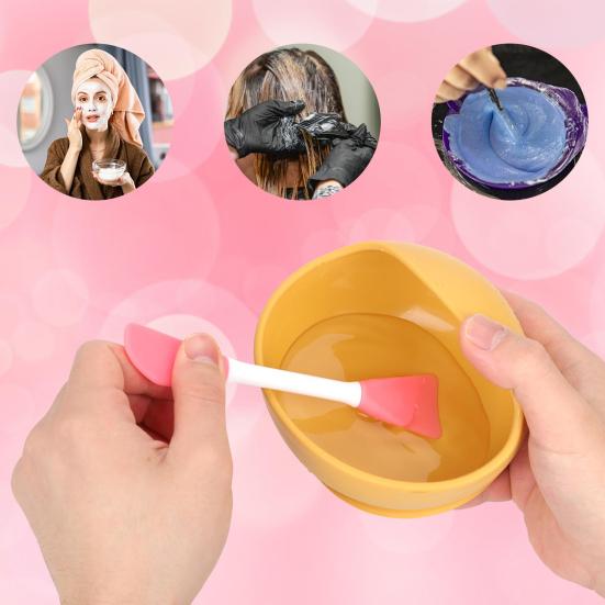 Silicone Face Mask Brush Dual-Ended Mask Spatula Soft Mud Mask Applicator for Creams Clay Masks DIY Skincare Tools for Sensitive Skin