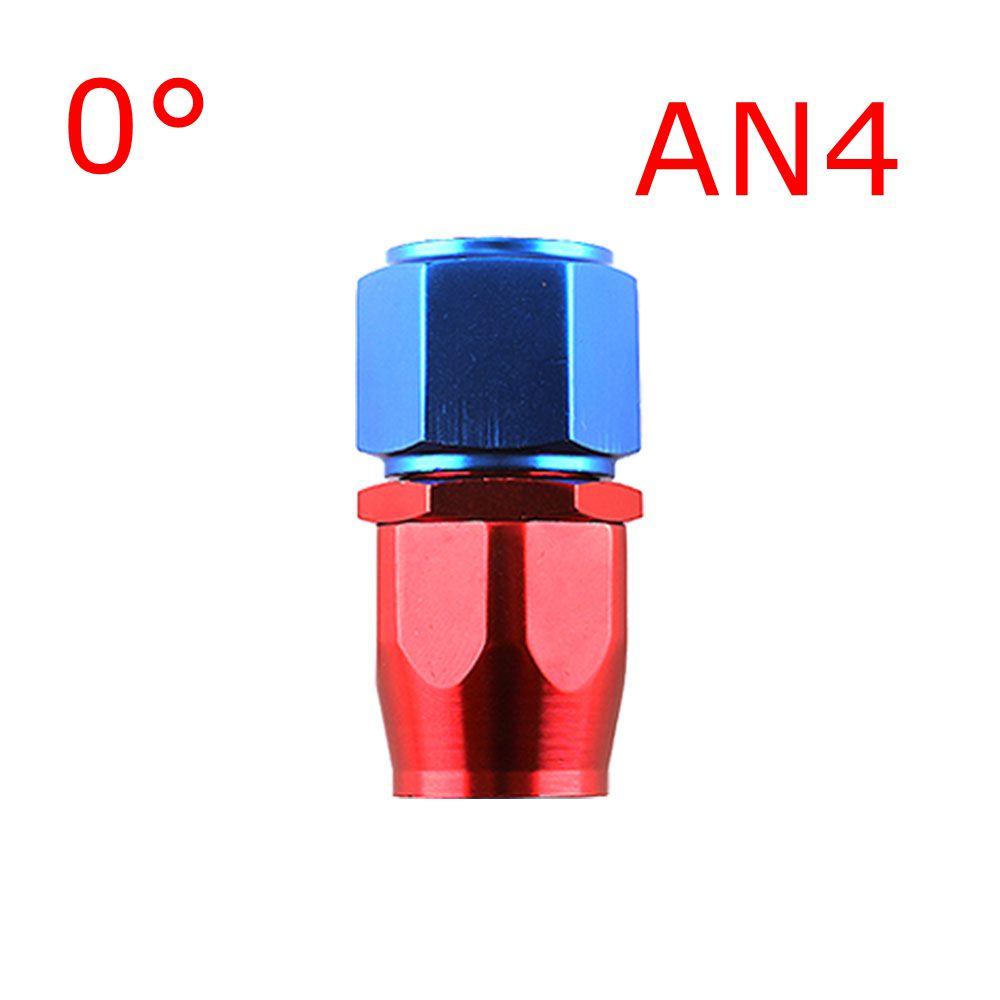 Universal AN4/AN6/AN8/AN10/AN12 Straight 0°/45°/90°/180° Degree Oil Fuel Swivel Hose End Fitting CPE Oil Hose End Adaptor Kit