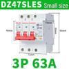 Delixi 220V Miniature Air Switch Circuit Breaker 2P with Leakage Protection, 1P+N, 3P, 4P.
