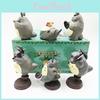 Adorable Japanese Anime Cat Figurine Collection Blind Box Toy Model Set Of Six Unique Poses