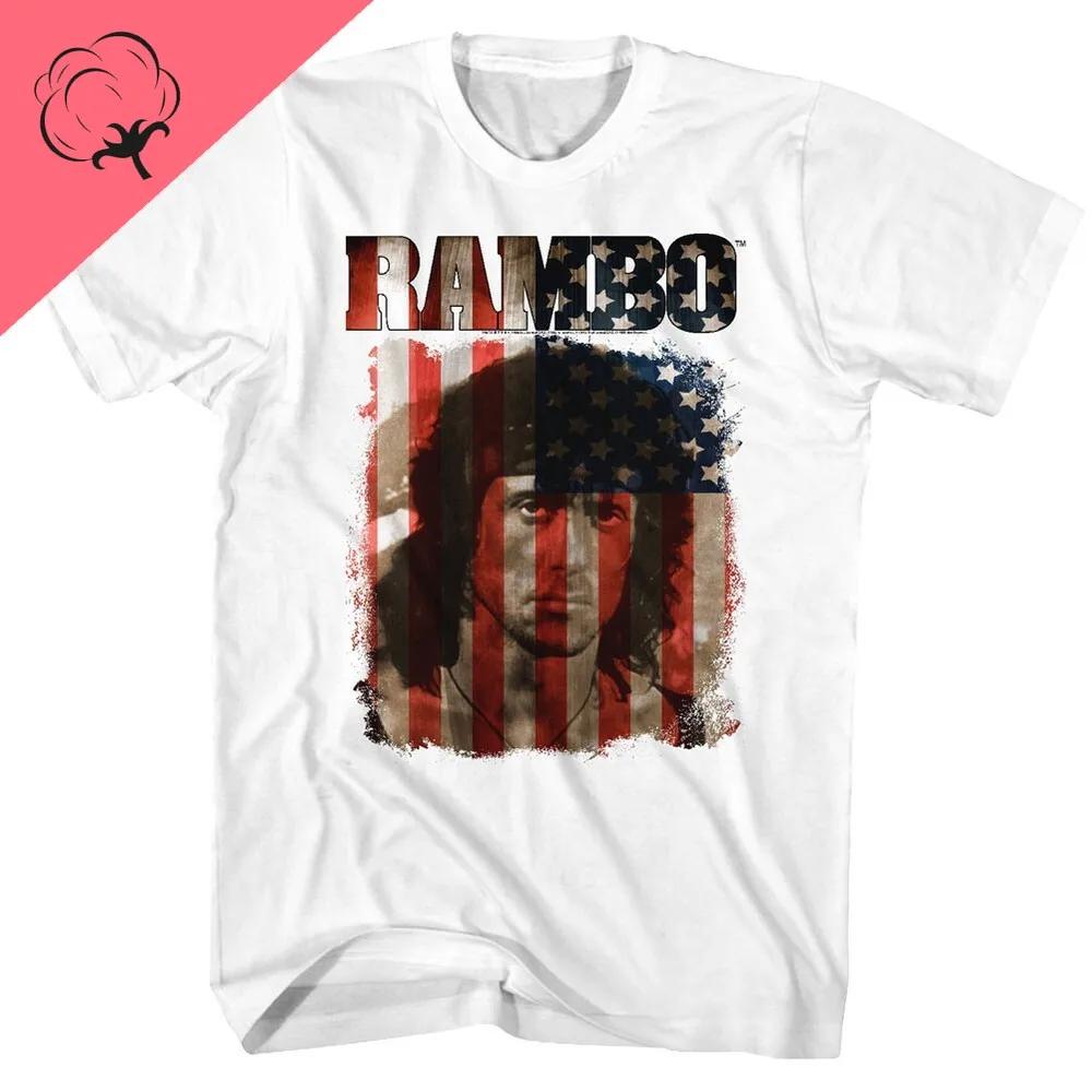 John Rambo Printed Tshirt Top Unisex Loose Comfort Tees 2025 Summer New Style Casual Clothing Oversized T Shirts 100 Cotton