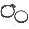 Camera Lens Filter Ring, Durable Quick Switch, Multi-Size Lens Filter Holder, Aluminum Alloy Material, for Wide-Angle Prime Zoom Lenses, Achieves Bett
