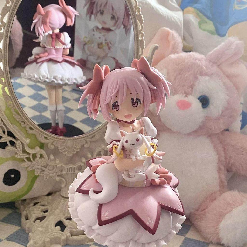 18Cm Puella Magi Madoka Magica Aniem Figure Kaname Madoka Magic Girl Pvc Anime Action Figures Model Anime Cartoon Model Toy Gift