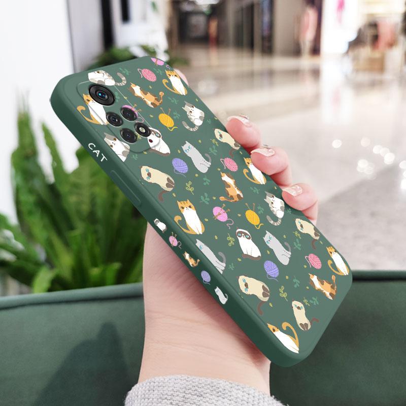 

Simple Cat Pattern Phone Case For Xiaomi Redmi Note 15 Pro Plus 4G 5G Silicone Cover Redmi Note 15 Pro 5G