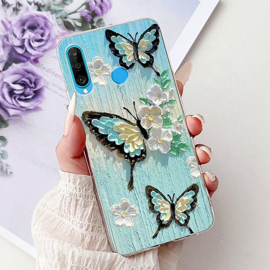 Cute Cartoon Case For Huawei P30 Lite P30 Pro Soft Silicone TPU Back Cover For Huawei P30lite P 30 P30Pro Phone Cases