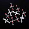20Pieces Necklace Making Pendant For DIY Handmade Jewelry Tiny Crucifix Pendant