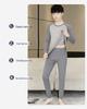 Men's Cotton Antibacterial Thermal Underwear Set for Youth - Autumn/Winter
