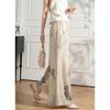 Bailuyu New Chinese Style Ink Print Wide-Leg Pants