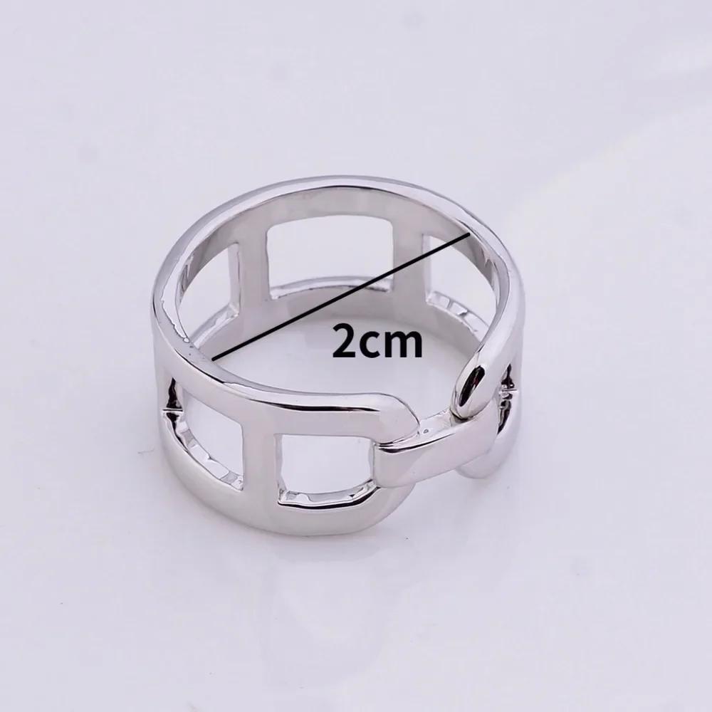 Langlebige Accessoires Einfacher Seidenschal Schnallenring Metallverzierung Schalknopf Moderner Stil Drei-Ring-Schalschnalle