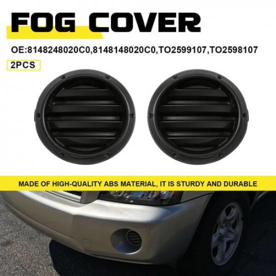 1 Pair Cover Fog Light Set Assembly For 2004-2007 Toyota Highlander TO2599107