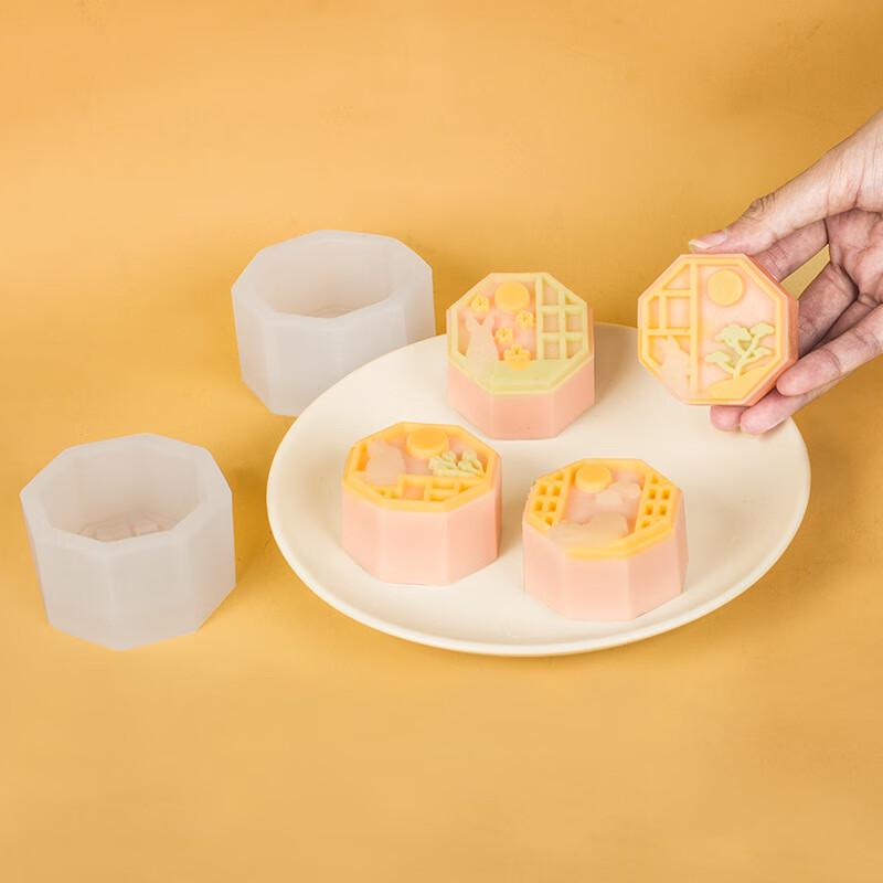 Mid-Autumn Festival Moon Rabbit Mooncake Silicone Mold Set