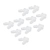 10Pcs Elbow Hose Joint 90 Degree Connector Adapter L Shape Equal Diameter Plastic Fittings 7.9mm