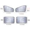 Heat Reduction Magnetic Sunshade Curtain Privacy Protection Auto Sunshade  For Taking a Nap