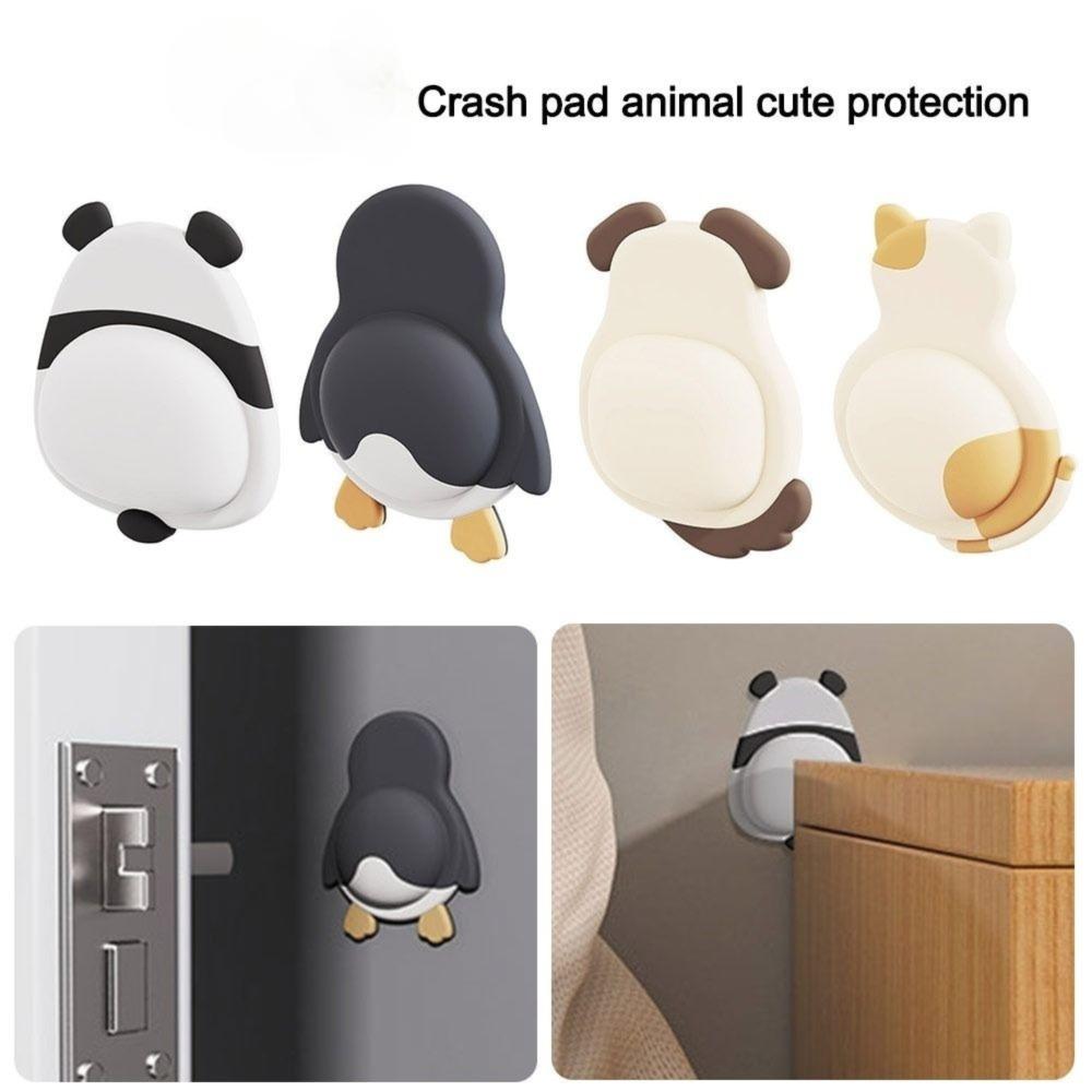 1/2Pcs Self Adhesive Anti Collision Pads Soft Rubber Protection Stickers New Door Stopper Home