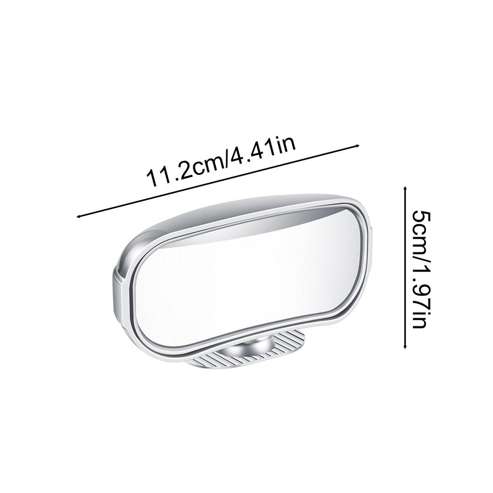 360 Degree Adjustable Wide Angle Side Rear Mirror Blind Spots Convex Mirrors For Car Reverse Parking Auxiliary Rear View Mirror