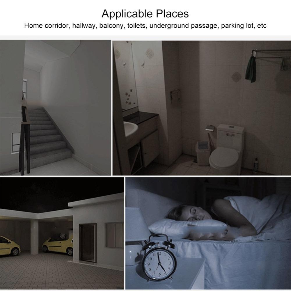 AC 85 - 265V LED Light Bulb 350 Degree Rotating Motion Sensor Bulb Lamp  Hallway