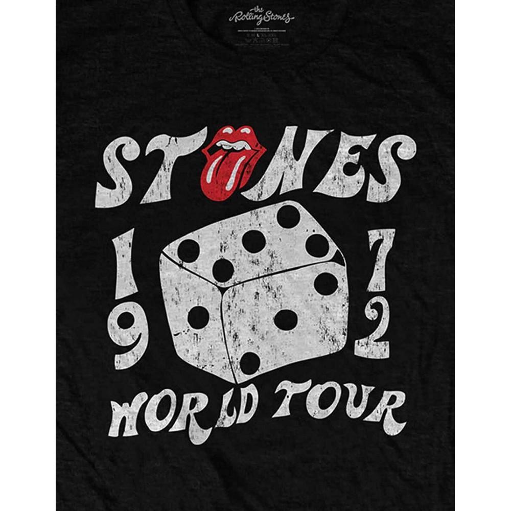 The Rolling Stones Unisex Adult Tour Â´72 Dice Eco Friendly T-Shirt