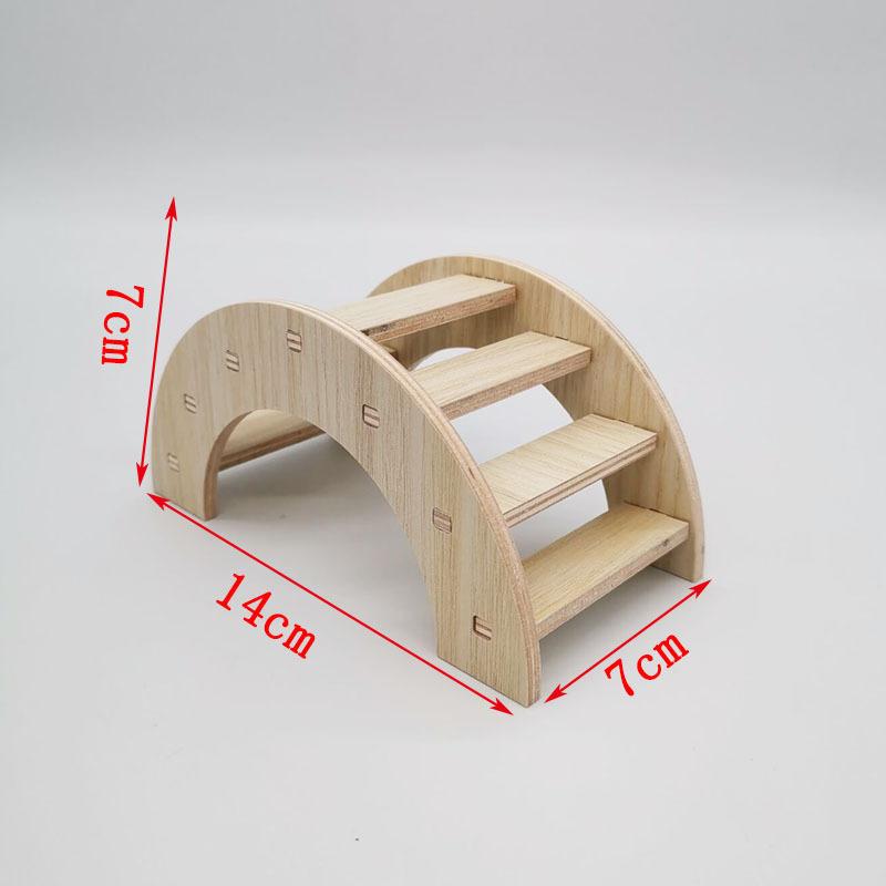 Hamster Swing Seesaw Nest Solid Wood House Hamster Sleeping Nest Golden Bear Villa Toys