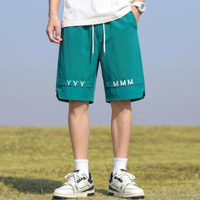 Men's Breathable Mesh Casual Shorts, Elastic Waist Quick Dry Summer Shorts (M-5XL)