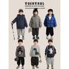 Yoyou Boys' Winter Fleece Ribbed Joggers