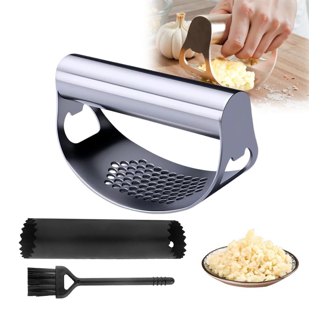 Manual Garlic Chopper Multi-function Garlic Smasher New Garlic Mincer Tool  Kitchen Tool