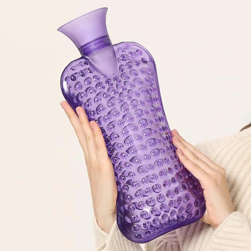 Hot Water Bag Pain Relief Hot Pack Period Cramp Relief Bag for Period Cramp 2L Hot Compress Neck Shoulder Stomach Warm Water Bag