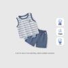 JELLYBABY Boys' Dinosaur Vest and Shorts Set